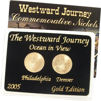 2005 Westward Ocean View Nickels - Gold 2 pc Set