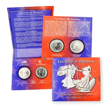 2003 Legacies of Freedom 2 Dollar Set-Original Government Packaging