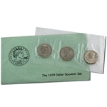 1979 Susan B Anthony PDS Souvenir Mint Set - Government Packaging