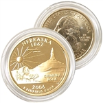 2006 Nebraska 24 Karat Gold Quarter - Denver