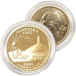 2006 Nebraska 24 Karat Gold Quarter - Philadelphia