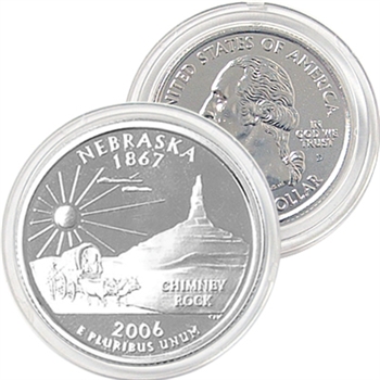 2006 Nebraska Platinum Quarter - Denver Mint