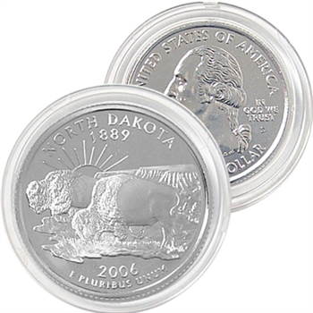 2006 North Dakota Platinum Quarter - Denver Mint