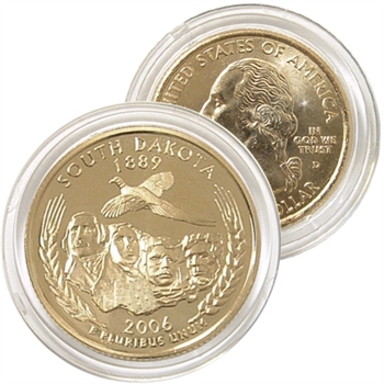 2006 South Dakota 24 Karat Gold Quarter - Denver