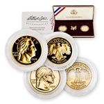 1999 George Washington $5 Gold 2 pc Set - OGP