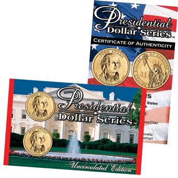 2007 John Adams Dollar - Philadelphia - Uncirculated