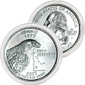 2007 Idaho Platinum Quarter - Denver Mint