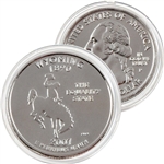 2007 Wyoming Platinum Quarter - Philadelphia Mint