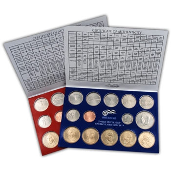 2007 US Mint Set - Satin Finish - 28 coins