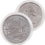 2008 Oklahoma Platinum Quarter - Denver Mint