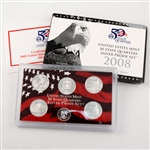 2008 Silver 5 pc Qtr Proof Set - Original GVT Packaging