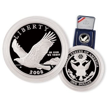 2008 Bald Eagle Silver Dollar - Proof