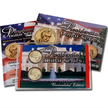 2008 Presidential Dollars P & D Lens - Andrew Jackson