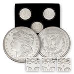 1921 Morgan Dollar PDS Set - Uncirculated