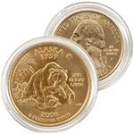 2008 Alaska 24 Karat Gold quarter - Philadelphia