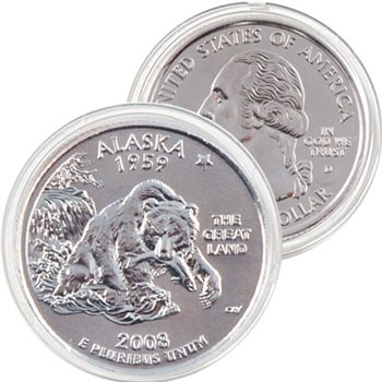 2008 Alaska Platinum Quarter - Denver Mint