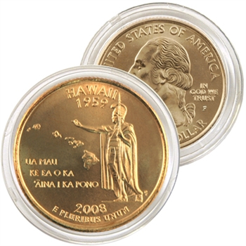 2008 Hawaii 24 Karat Gold quarter - Philadelphia