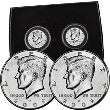 2009 Kennedy Half Dollar P & D Set - Uncirculated - PB3 Box