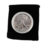 1988 Silver Eagle - Uncirculated w/ Display Pouch