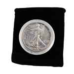 1989 Silver Eagle - Uncirculated w/ Display Pouch