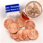 2009 Lincoln Cent - Formative Years (Rail Splitter) - Philadelphia Mint Roll