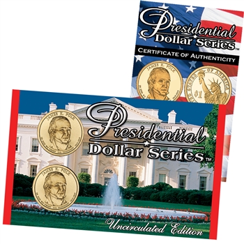 2009 Presidential Dollars P & D Lens - James Knox Polk