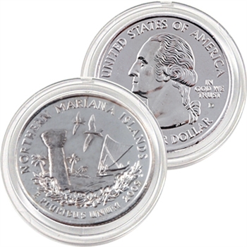 2009 Mariana Islands Platinum Quarter - Denver Mint
