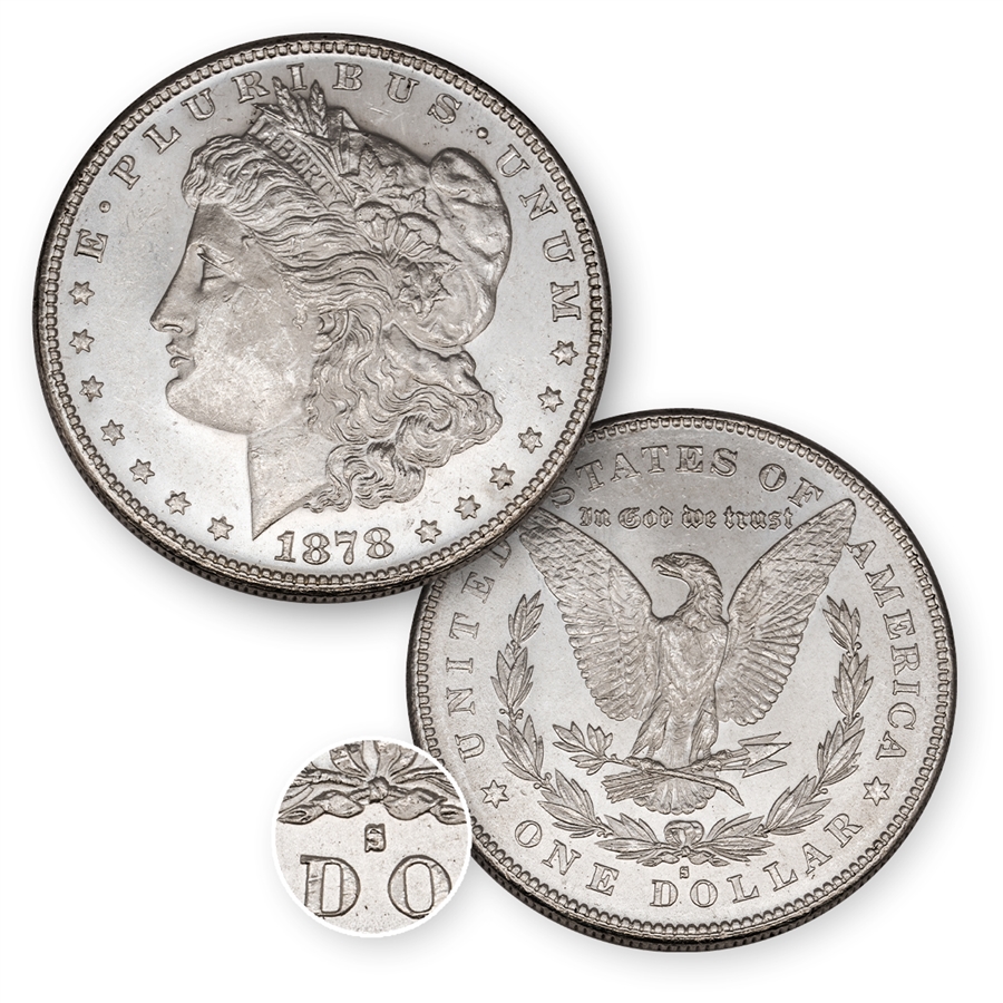 1878-CC Morgan Silver Dollar Brilliant Uncirculated - BU