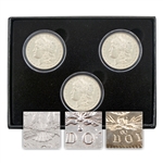 1878 1st Year Mint Mark Set-P-S-CC-Uncirculated