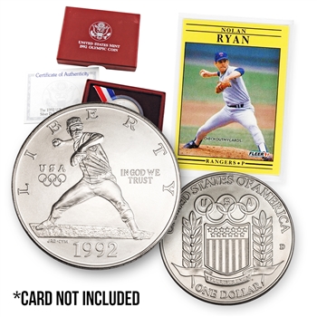 1992 Baseball Silver Dollar - Uncirculated