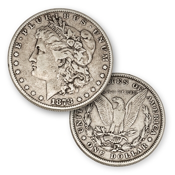 1878 Morgan Dollar - 1st Year of Issue - 8 TF - Circ