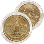 2011 Gettysburg 24 karat Gold Quarter - Denver Mint