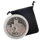 2008 Isle of Man Burmilla Cat - Clad Proof