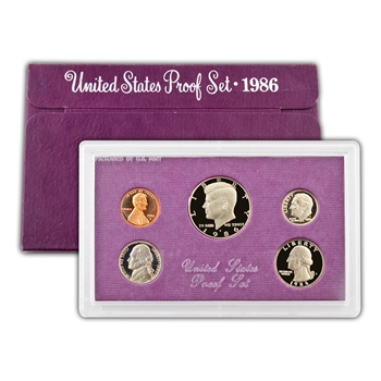 1986 Prestige Proof Set - Statue of Liberty