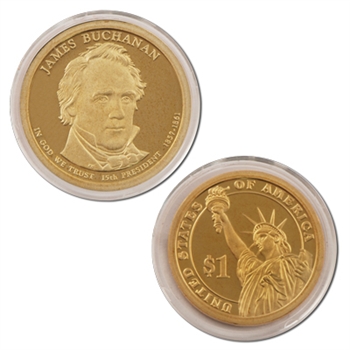 2010 James Buchanan Dollar - San Francisco Proof