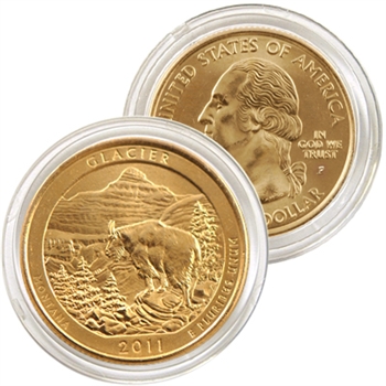 2011 Glacier 24 karat Gold Quarter - Philadelphia Mint