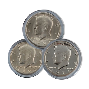 1971 Kennedy Half Dollar 3 pc PDS Set