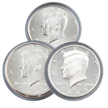 2009 Kennedy Half Dollar 3 pc PDS Set