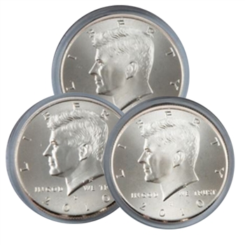 2010Kennedy Half Dollar 3 pc PDS Set