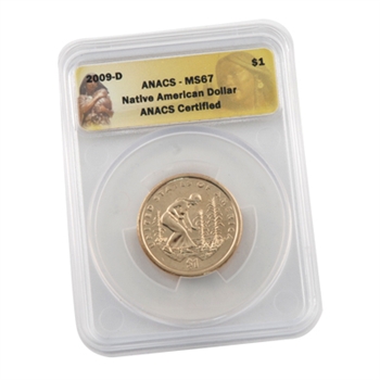2009 Native American Dollar - Denver - ANACS 67