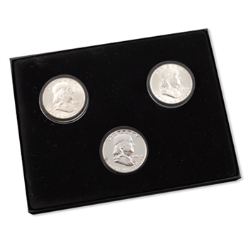 1963 Franklin Half Dollar 3 Coin Set - PDP