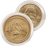 2011 Olympic 24 karat Gold Quarter - Denver Mint