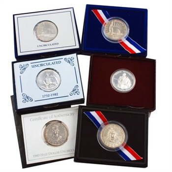 1980's Special Release Half Dollars 6 pc Collection
