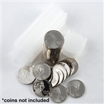 Coin Tube - Nickel - 21.2 mm -Qty 25