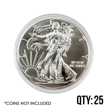 Coin Capsule - Silver Eagle - 40.6 mm - Qty 25