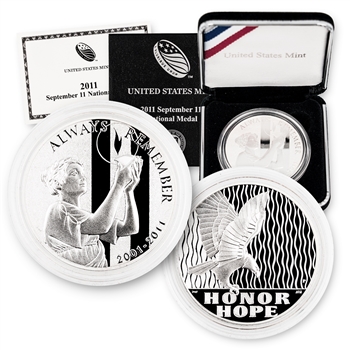 2011 9/11 WTC National Medal - P Mint - Silver