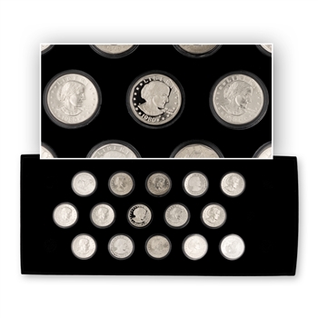 Susan B Anthony Collection 1979 - 81 & 99 - Uncirculated & Proof - 15 coin set