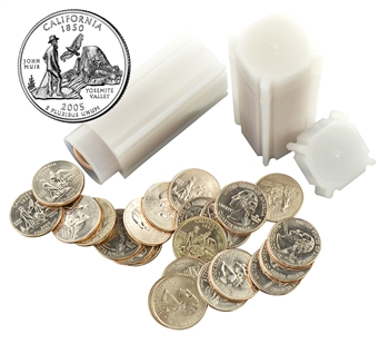 2005 California Quarter Rolls - Philadelphia & Denver Mints - Uncirculated