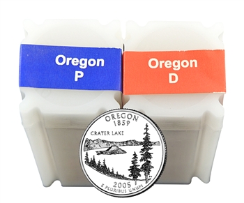 2005 Oregon Quarter Rolls - Philadelphia & Denver Mints - Uncirculated