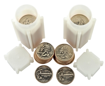 2007 Washington Quarter Rolls - Philadelphia & Denver Mints - Uncirculated